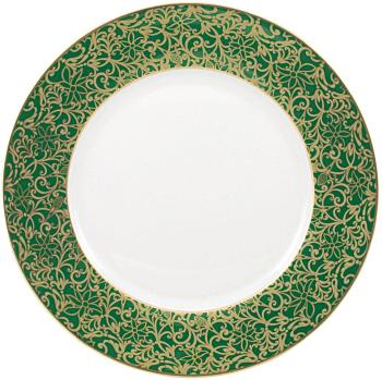 Plat rond creux vert - Raynaud